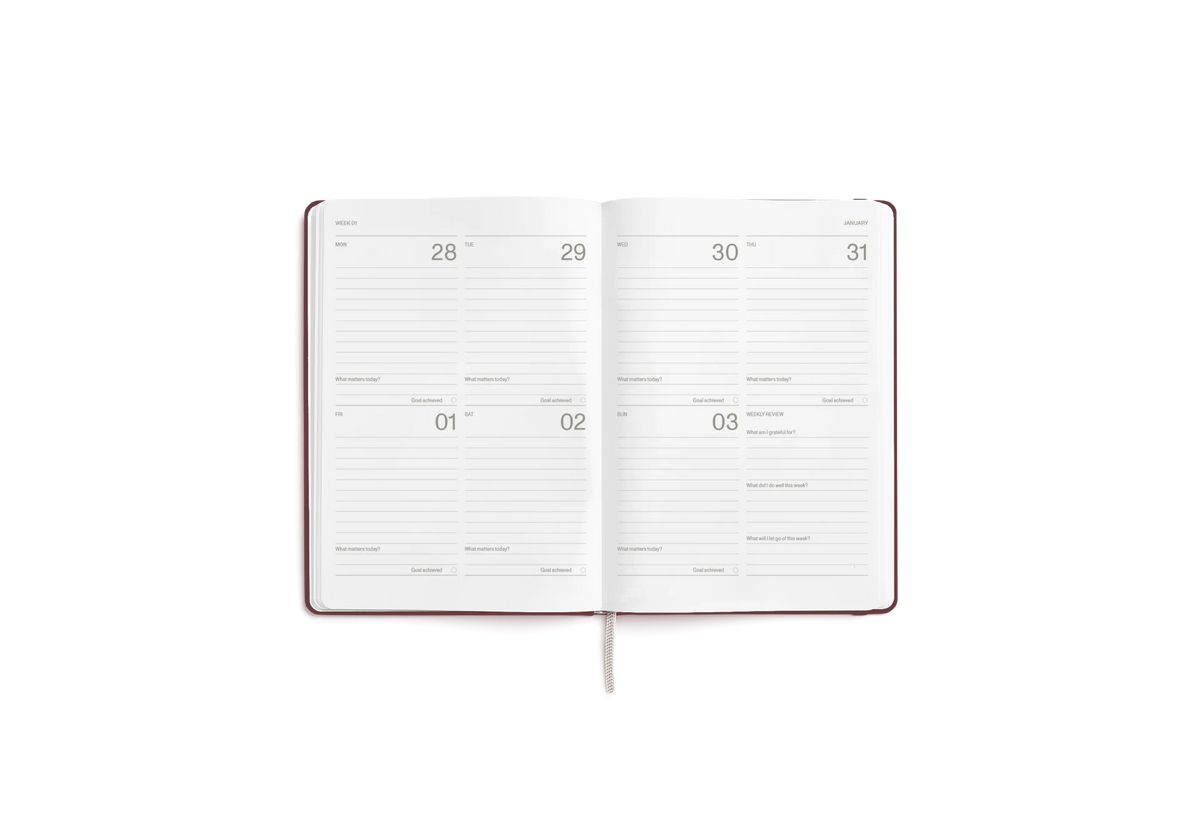 2027 Weekly Planner