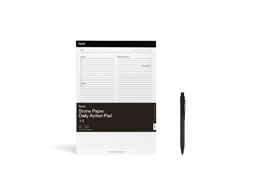 A4 Action Pad & Stone Pen Set