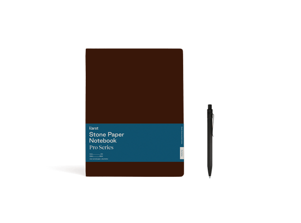 Espresso Pro Series Notebook & Stone Pen Set